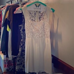 UO CREAM LACE DRESS